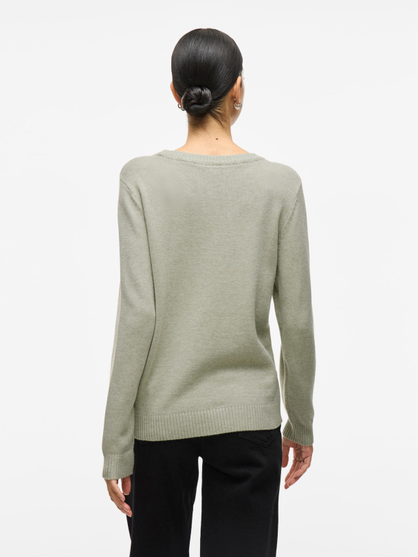 VIRIL O-NECK L/S KNIT TOP - NOOS - Image 2