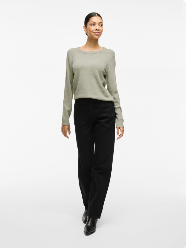 VIRIL O-NECK L/S KNIT TOP - NOOS - Image 3