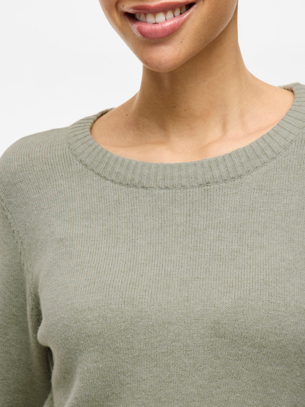 VIRIL O-NECK L/S KNIT TOP - NOOS - Image 5