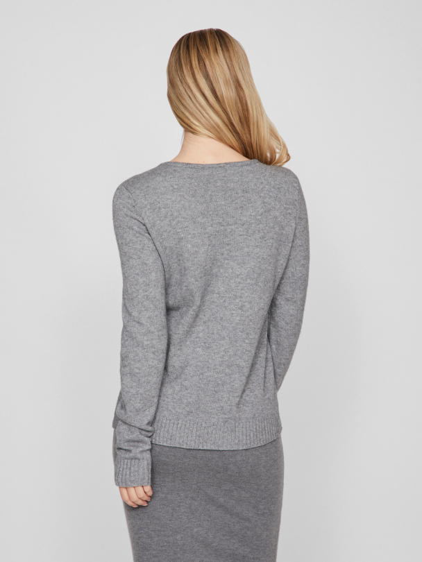 VIRIL V-NECK L/S KNIT TOP - NOOS - Image 2