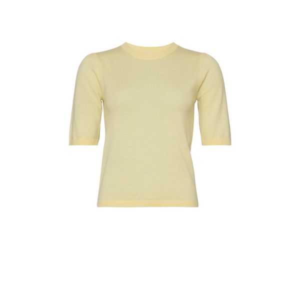 Merino Knit Top - Yellow