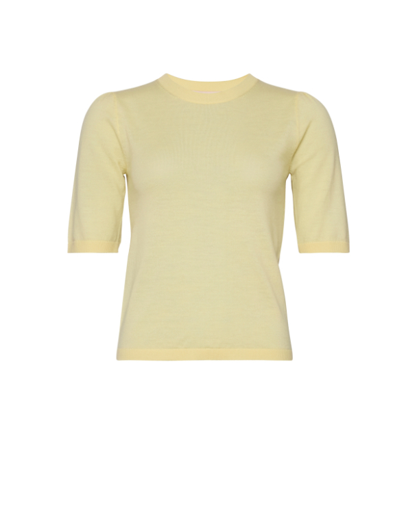 Merino Knit Top - Yellow
