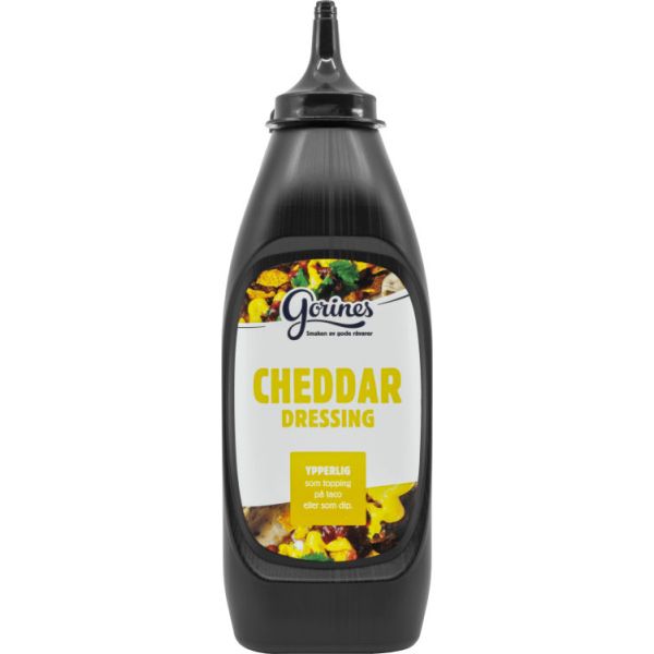 Cheddardressing 690ml Gorines