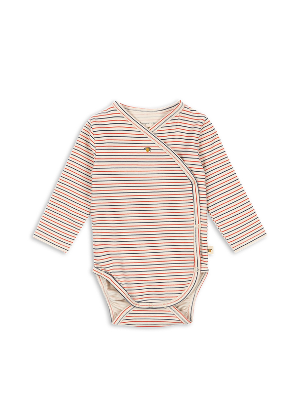 Basic LS Newborn Body - Stripe Tricolore Petit