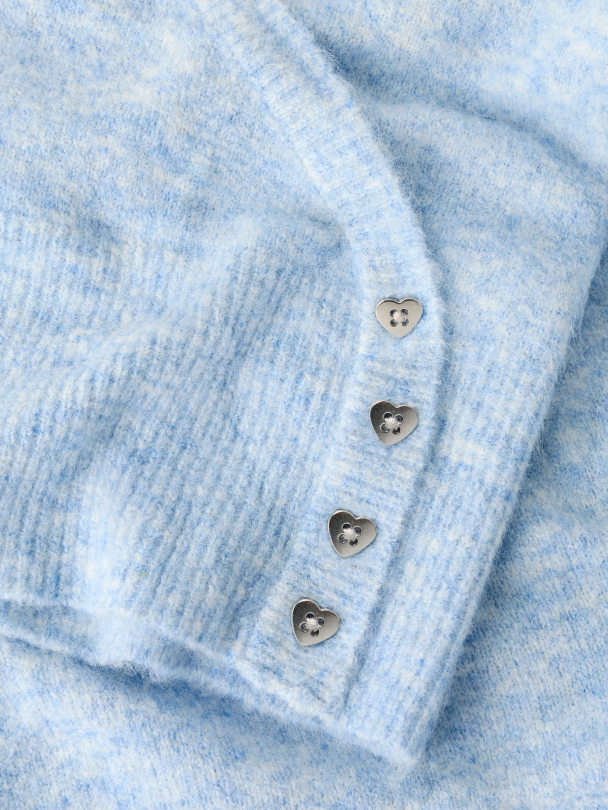 NLFKLEAVEHEART LS SHORT WRAP KNIT - Image 6