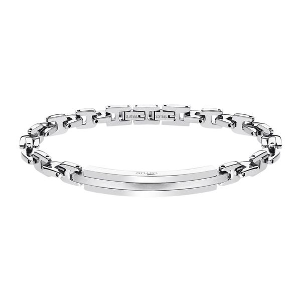 Armb&aring;nd i st&aring;l med graveringsfelt