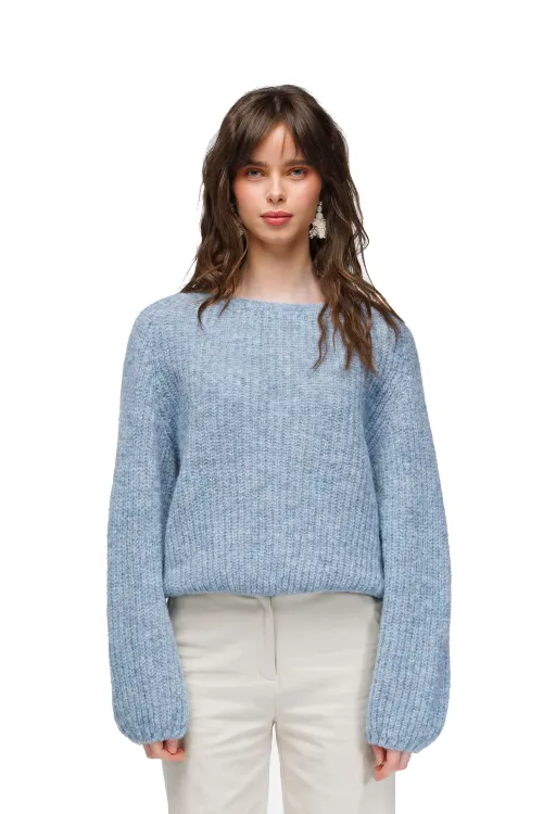 Lerke Genser Himmelblå