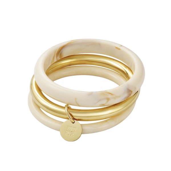 Rue Resin Mix Bracelet Gold