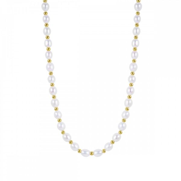 Pear Collier Necklace Gold
