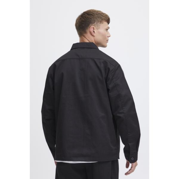 SDElon zipper overskjorte, svart - Image 2
