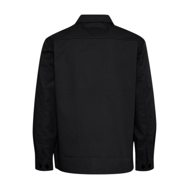 SDElon zipper overskjorte, svart - Image 3