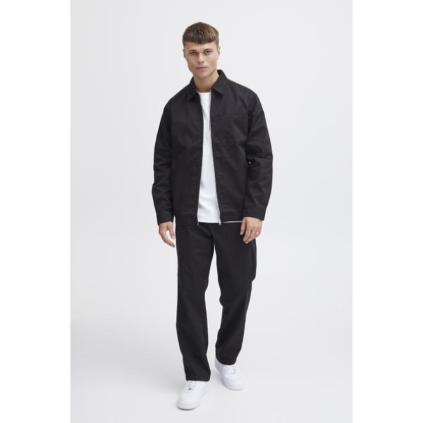 SDElon zipper overskjorte, svart - Image 4