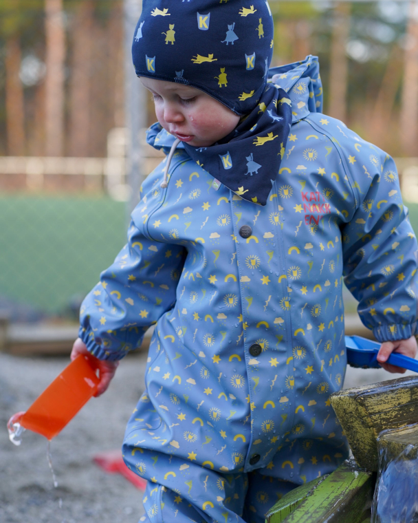 Babyregndress Dugg - Mjuk Blå - Image 2