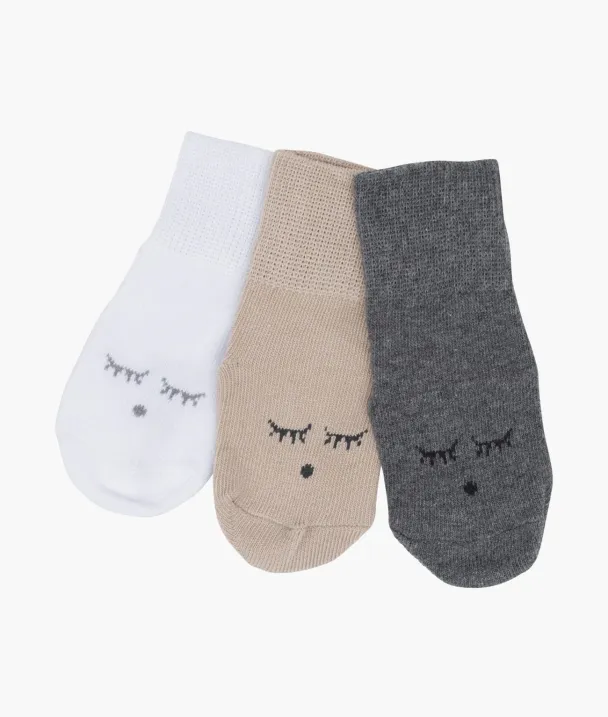 Sleeping Cutie Socks 3-pk - Image 3