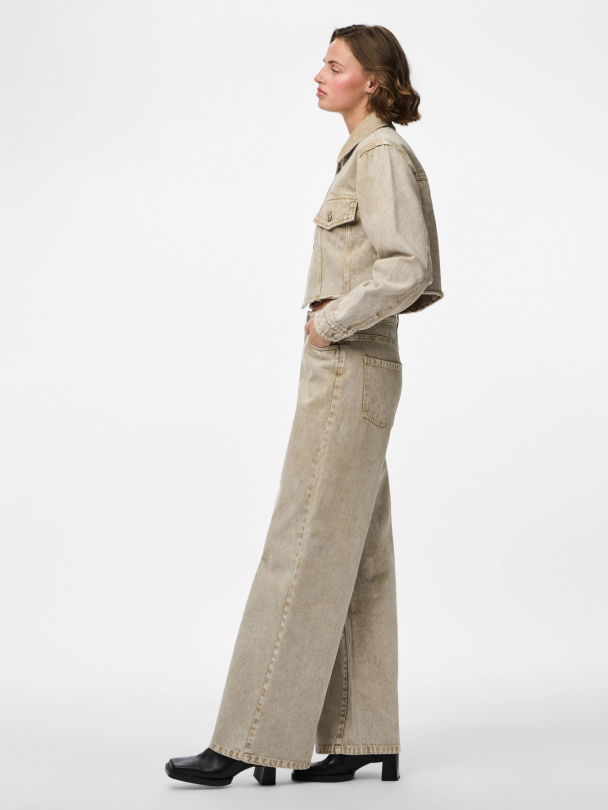 PCFAY MW WIDE DENIM JEANS - Image 3