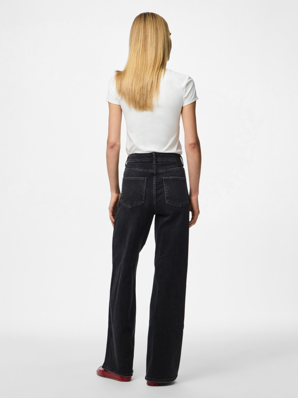 PCSILKE MW WIDE JEANS BL NOOS BC - Image 2