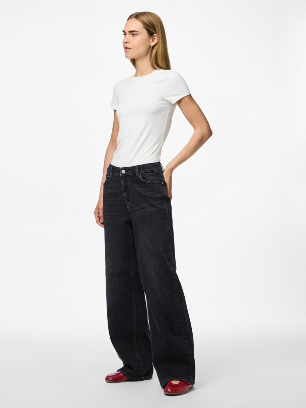 PCSILKE MW WIDE JEANS BL NOOS BC - Image 4