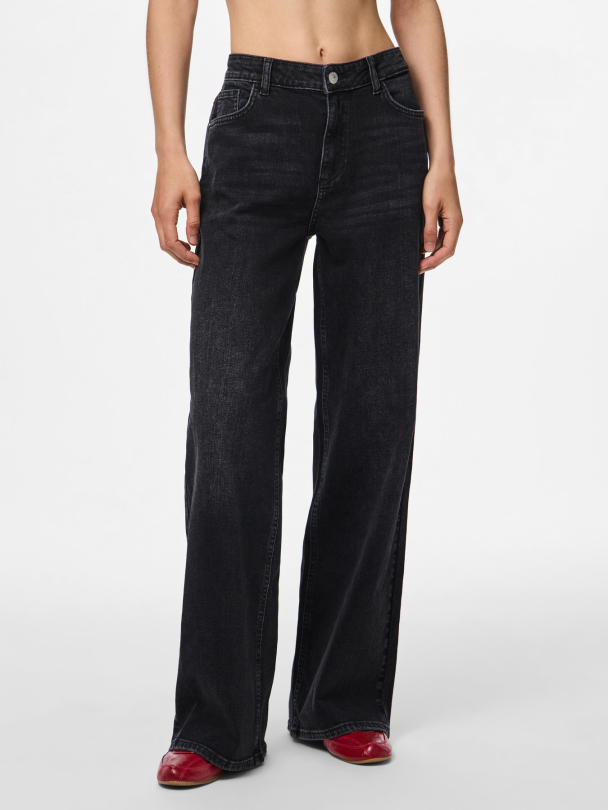 PCSILKE MW WIDE JEANS BL NOOS BC - Image 5