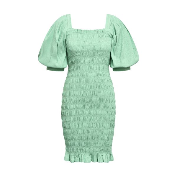Rikka Plain Dress - Green