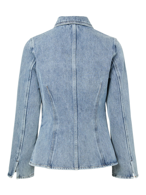 Lecco Denim Shirt - Light Blue Denim  - Image 2
