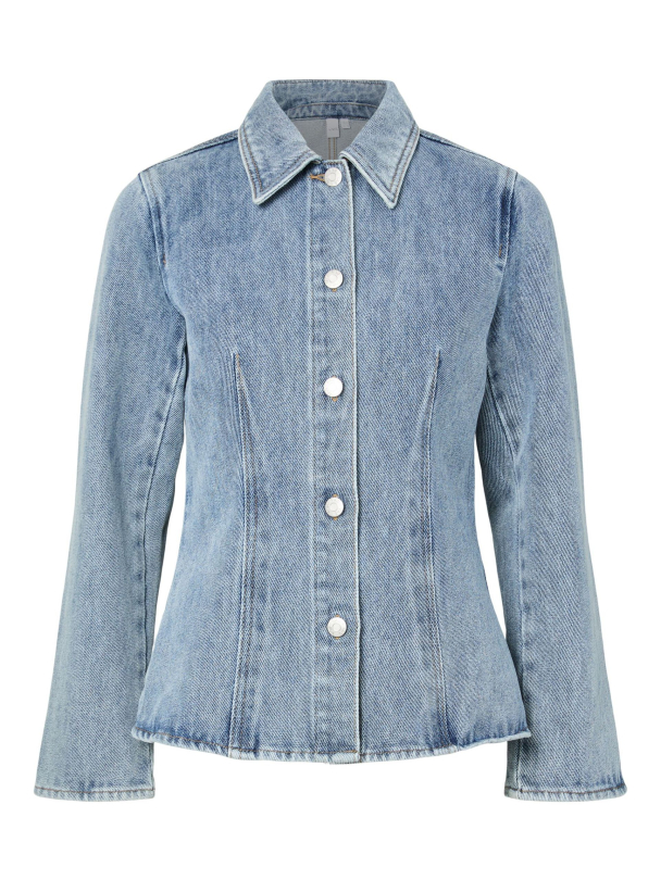 Lecco Denim Shirt - Light Blue Denim  - Image 3