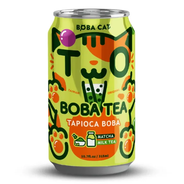 BOBA CAT BOBA TEA MATCHA MILK TEA 320ml 