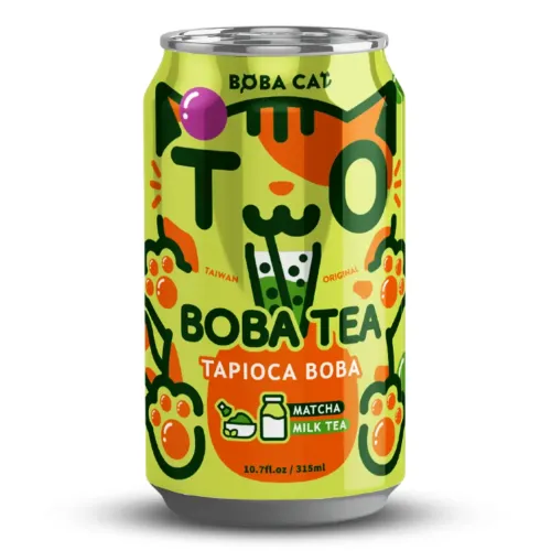BOBA CAT BOBA TEA MATCHA MILK TEA 320ml 