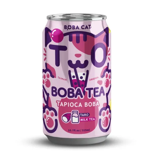 BOBA CAT BOBA TEA TARO MILK TEA 320ml 