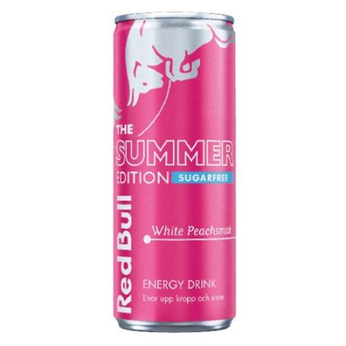 RED BULL WHITE PEACH SUGAR FREE 250ml