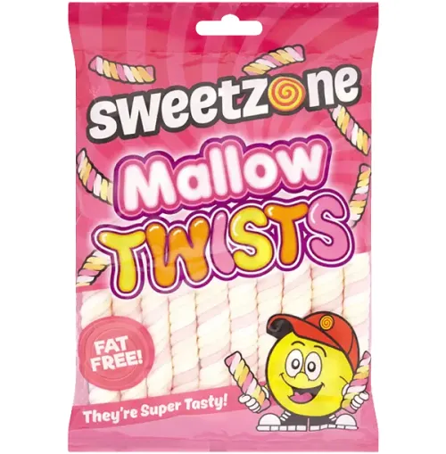 SWEETZONE MALLOWS TWISTS BAG 160g