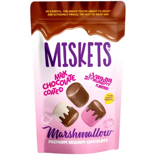 MISKETS MILK CHOCOLATE COVERED MARSHMALLOW 80g