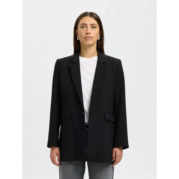 Rita Relaxed Blazer Black