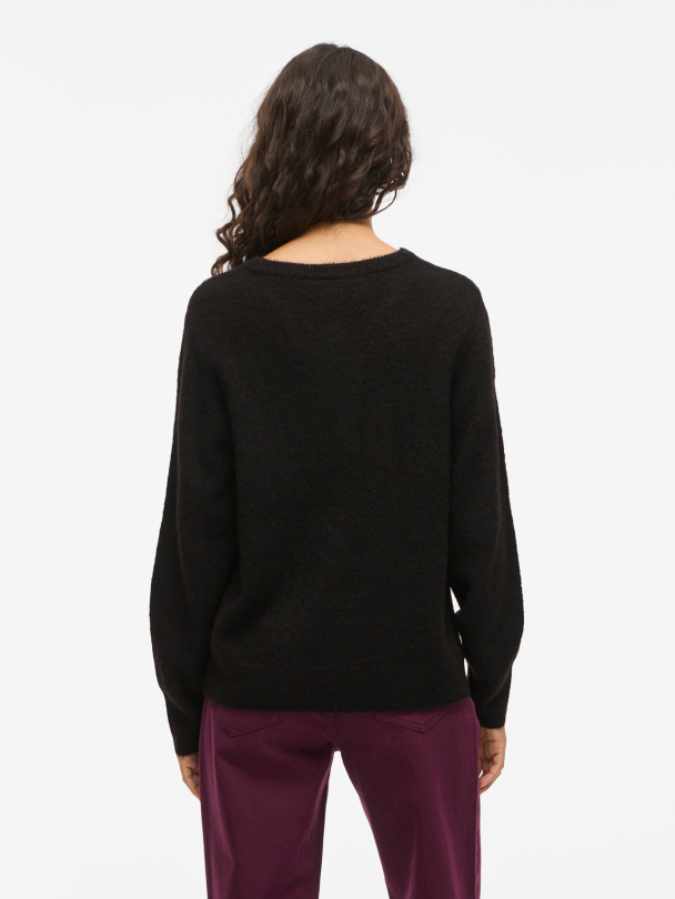 VILORY O-NECK L/S KNIT TOP - NOOS - Image 2