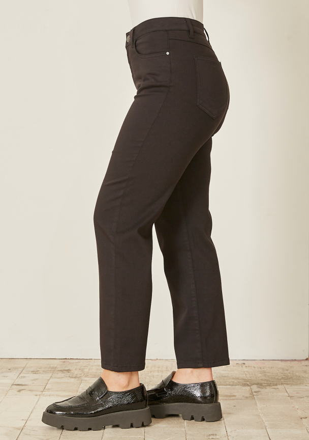  Isay Straight Pant Kort - black - Image 2
