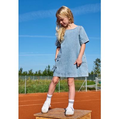 Gigi Bow Denim Dress