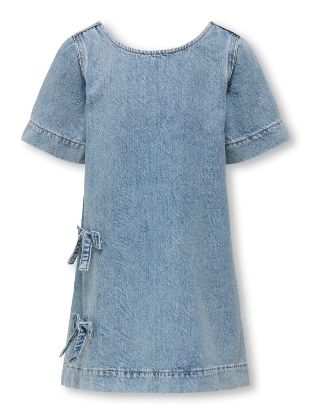 Gigi Bow Denim Dress - Image 3