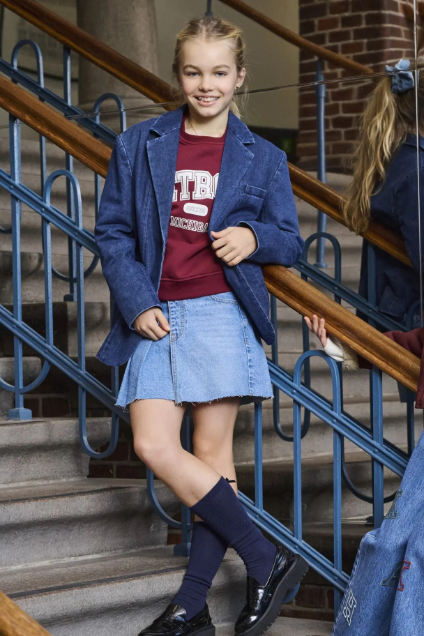 Kadie Denim Skirt - Image 2