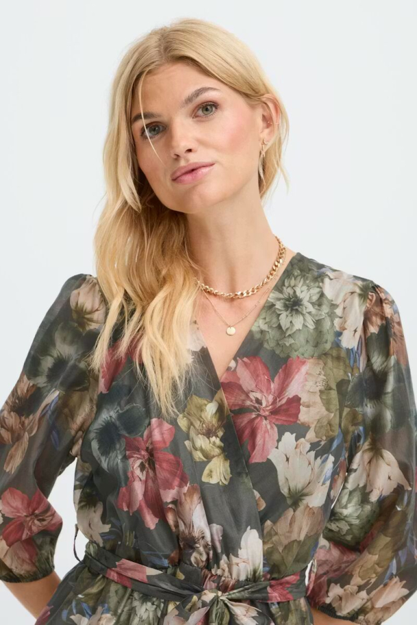 SBLeyia kjole, grønn - Image 7