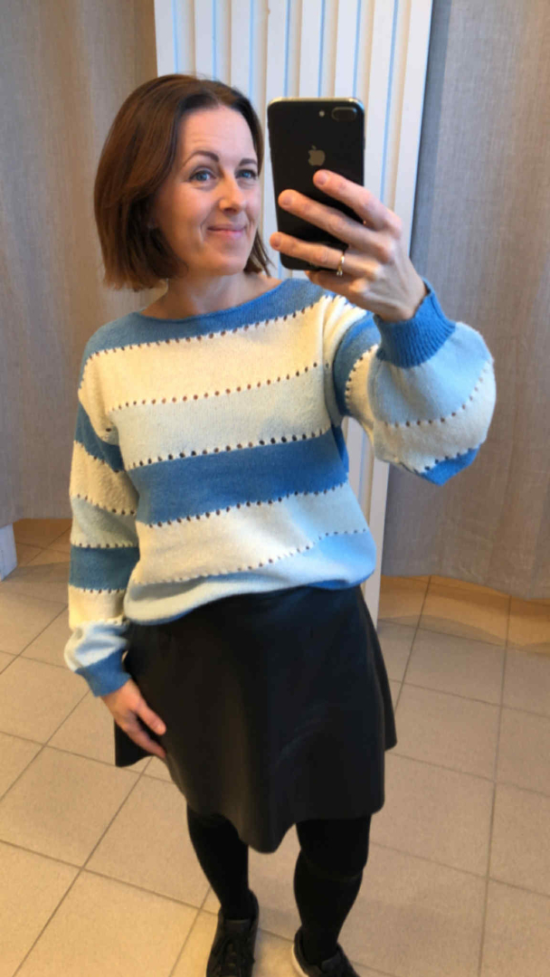 VIRazy boatneck knit top - Image 1