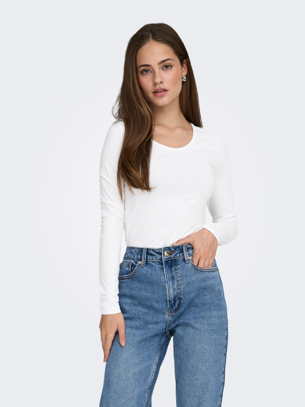 ONLLIVE LOVE L/S ONECK TOP NOOS JRS - Image 2