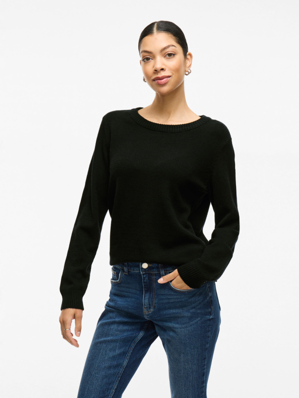 VIRIL O-NECK L/S KNIT TOP - NOOS - Image 5