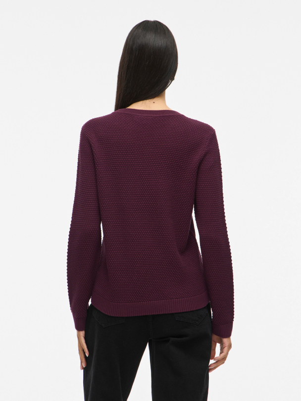 VIDALO O-NECK L/S KNIT TOP- NOOS - Image 2