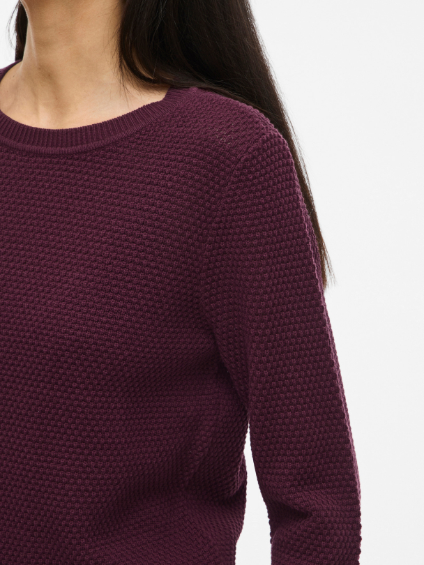 VIDALO O-NECK L/S KNIT TOP- NOOS - Image 4
