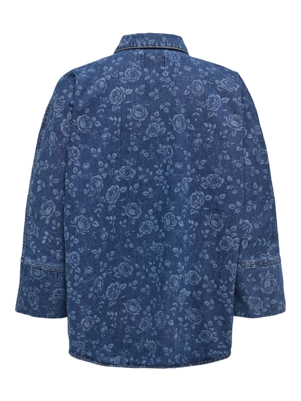 ONLGRACE 3/4 SHIRT ROSE AOP DNM PIM - Image 4