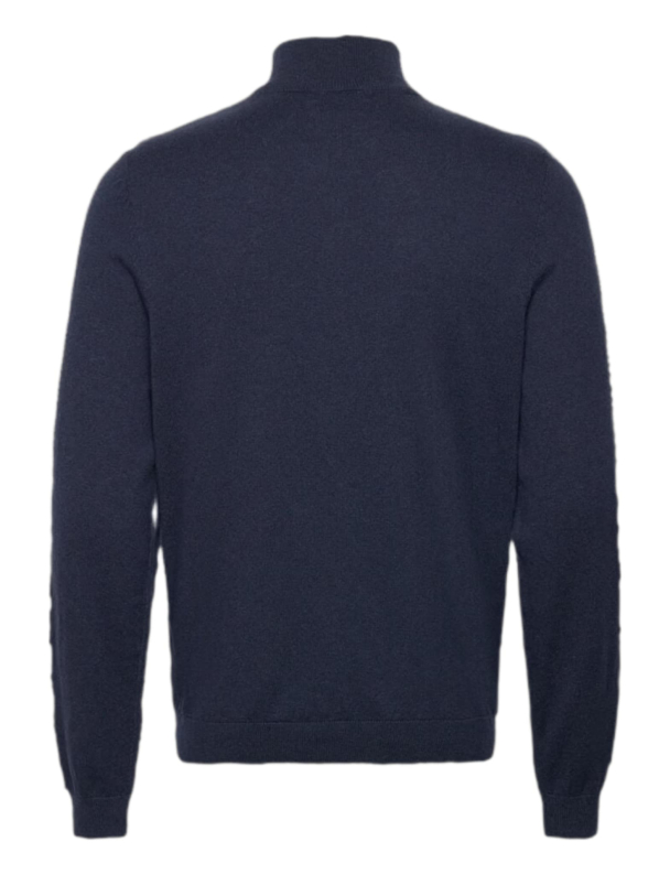 Claude half zip genser, blå - Image 3