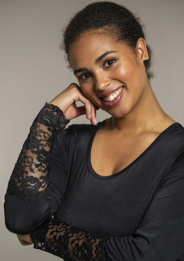 SANDGAARD Lang Topp m/blonde SG141 - Image 4