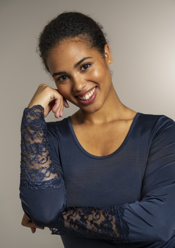 SANDGAARD Lang Topp m/blonde SG141 - Image 5