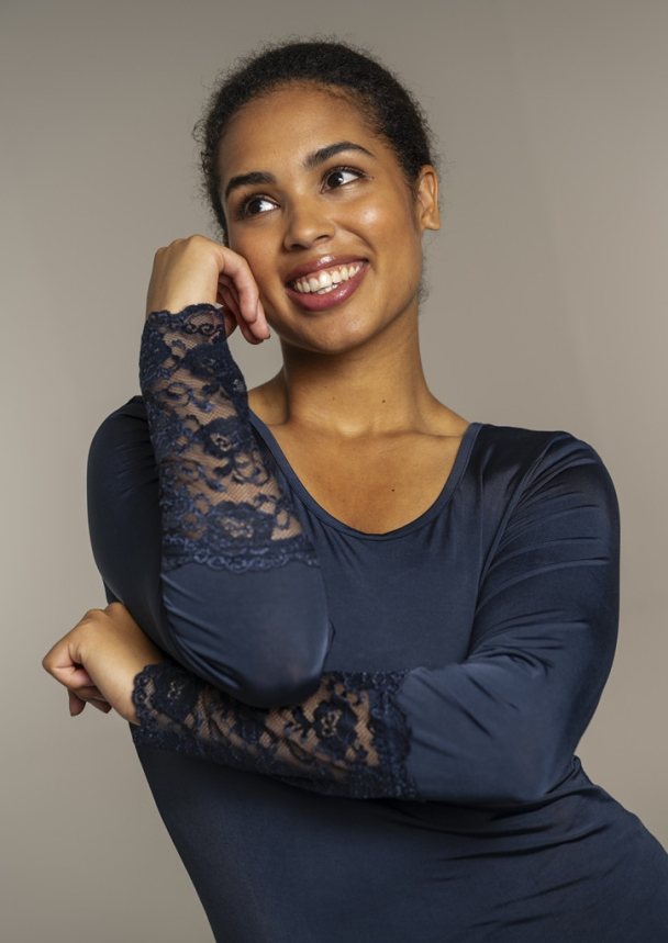 SANDGAARD Lang Topp m/blonde SG141 - Image 6