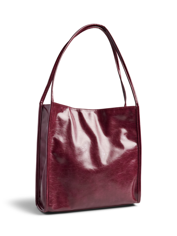 PCMALOU PATENT SHOPPING BAG WB - Image 1