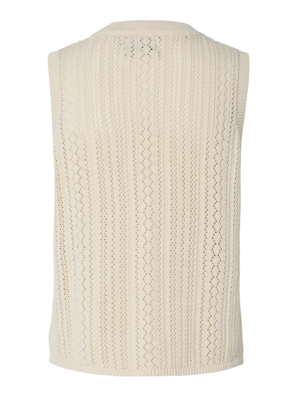 PCNUKA SL O-NECK KNIT NOOS BC 100% Bomull - Image 3